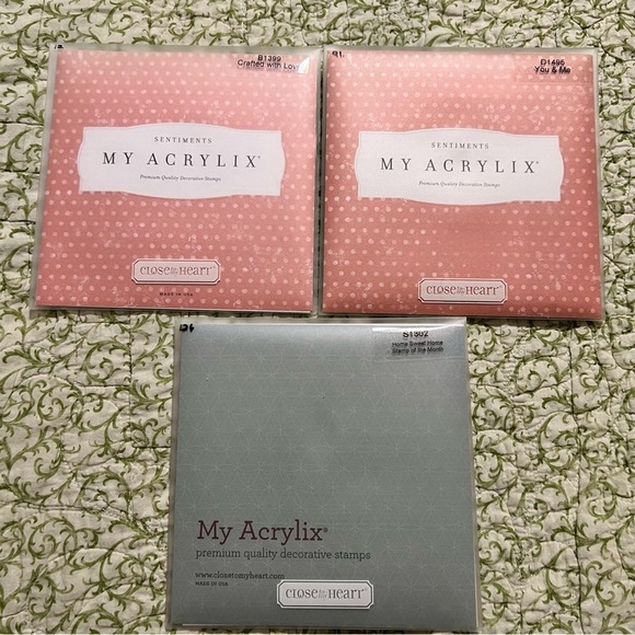 Close to my Heart Stamps Set of 3 - Picture 2 of 7